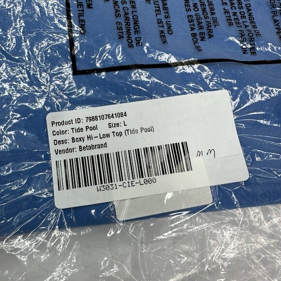 Betabrand Women’s NWT Tide Pool Boat Neck Short Sleeve Boxy Hi-Low Top L/C44 - Picture 12 of 12